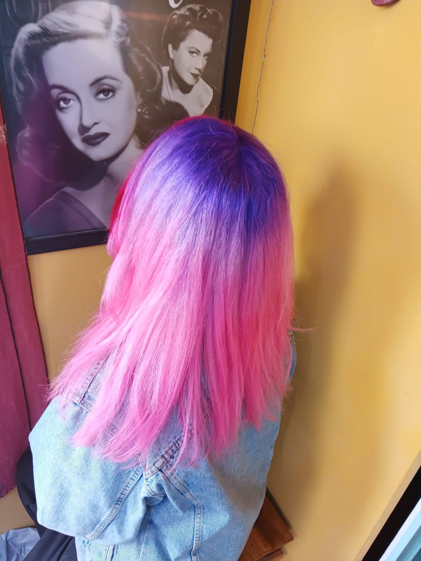 Pink and purple blended creative colour