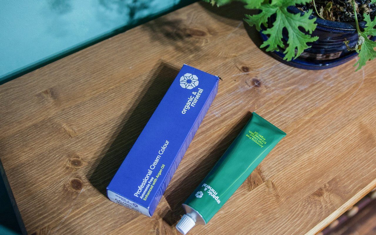 Organic and mineral hair-care products used at Hair by Gerry